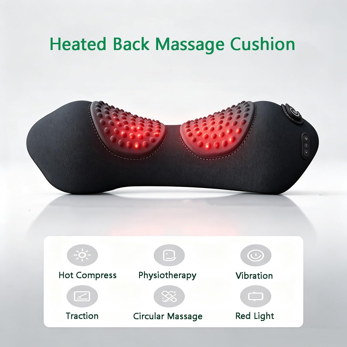 Tiefenmassagegerät Ergonomische Rückenstütze Lendenwirbel-massagegerät