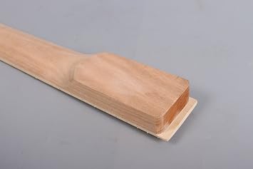 Yinfente Electric Guitar Neck Replacement 22 Fret 24.75 Inch DIY Guitar Paddle head Maple Mahogany wood