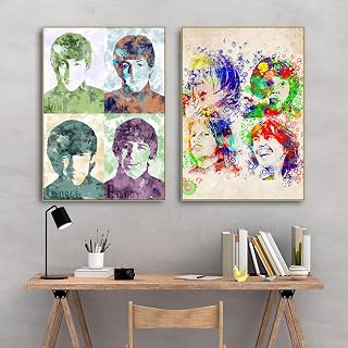 Poster mural The Beatles – 30 x 40 cm – Avec cadre – John Lennon Paul McCartney Ringo Starr George Harrison - Les Beatles, Paul McCartney, John Lennon, RIngo Starr, George Harrison Poster mural The Beatles - 30 x 40 cm - Avec cadre - John Lennon Paul McCartney Ringo Starr George Harrison – Image 4