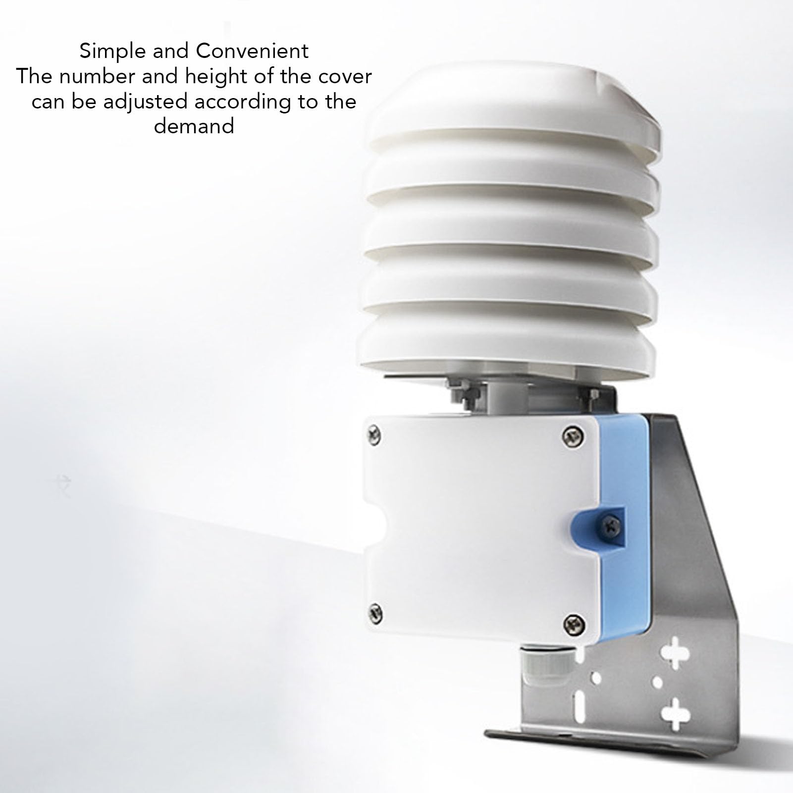 Bewinner Sensore di umidità della Temperatura con Scatola a Feritoia IP65, Trasmettitore di umidità della Temperatura Esterna con Ampio Intervallo 0-100% RH, -20-60 ℃, Uscita Digitale Ad Alta