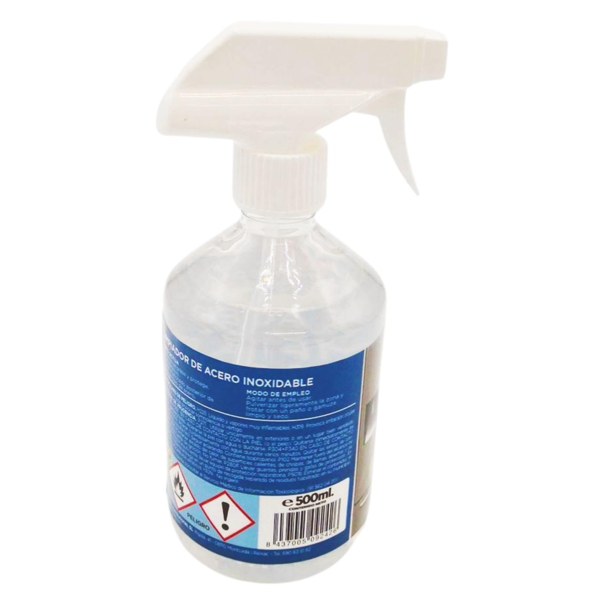 Bricoloco Limpiador acero inoxidable. Limpia, desengrasa y embellece todo tipo de aceros inoxidables. Evita las manchas y huellas. No abrasivo, no tóxico (12)