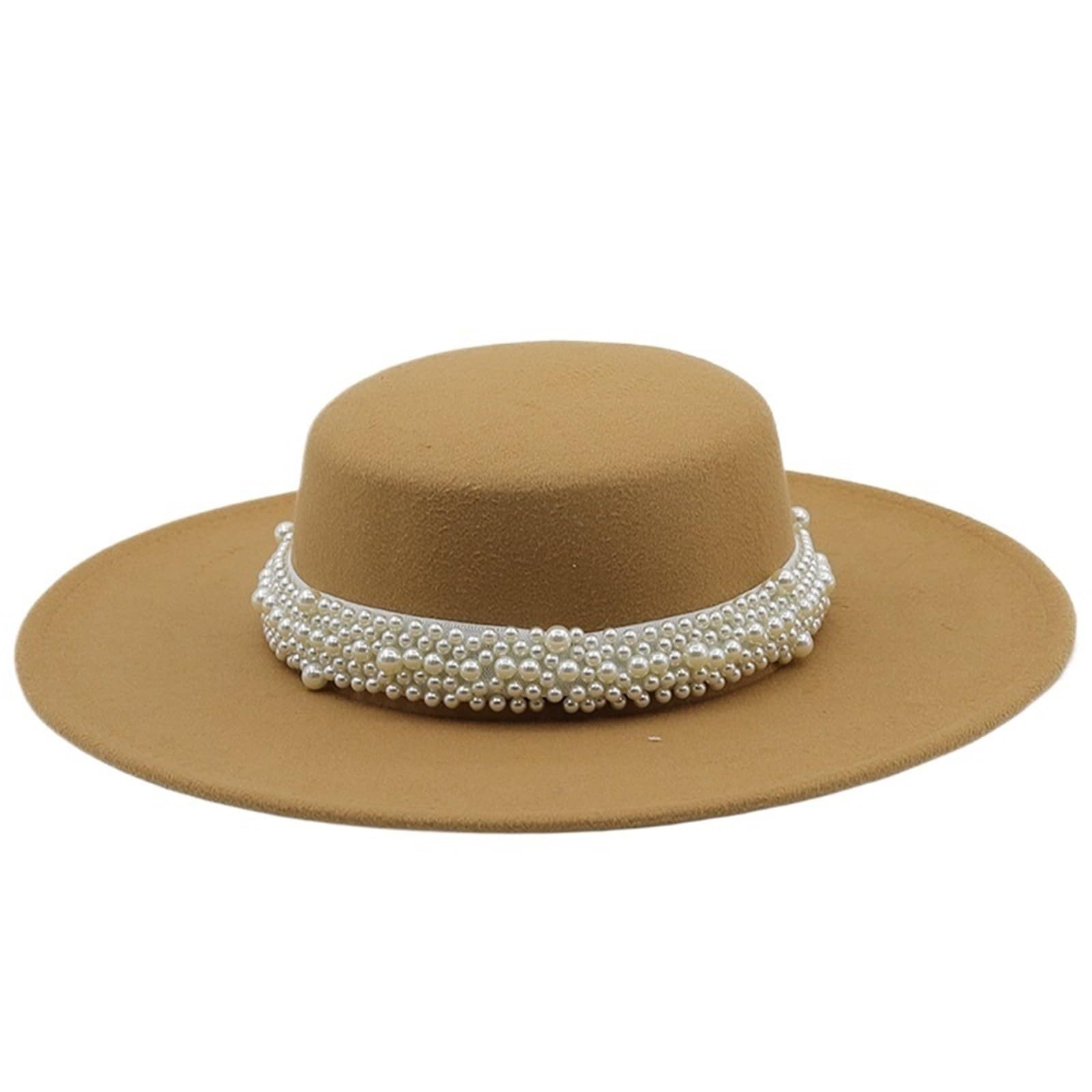 Zylinder Flat Top Fedora Hüte for Frauen Zylinder for Party Hochzeit FüR Party