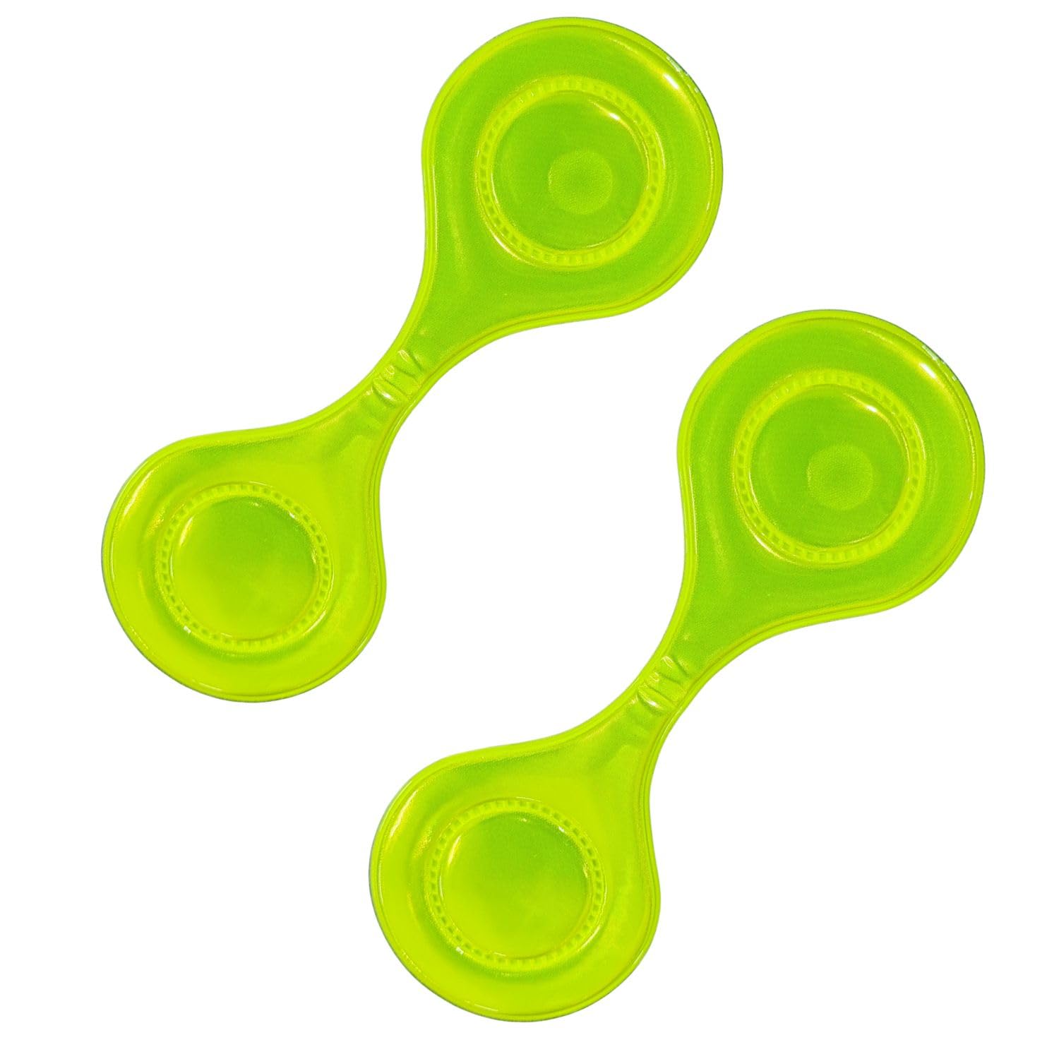Magnetic Reflectors, Reflector Clips, Reflector Clips for Backpacks, Reflector Clips for School Bags, Reflector Clips for Pet Dogs, Clothing, Jackets, Jogging, and Bicycles. (2, Green)-image-26