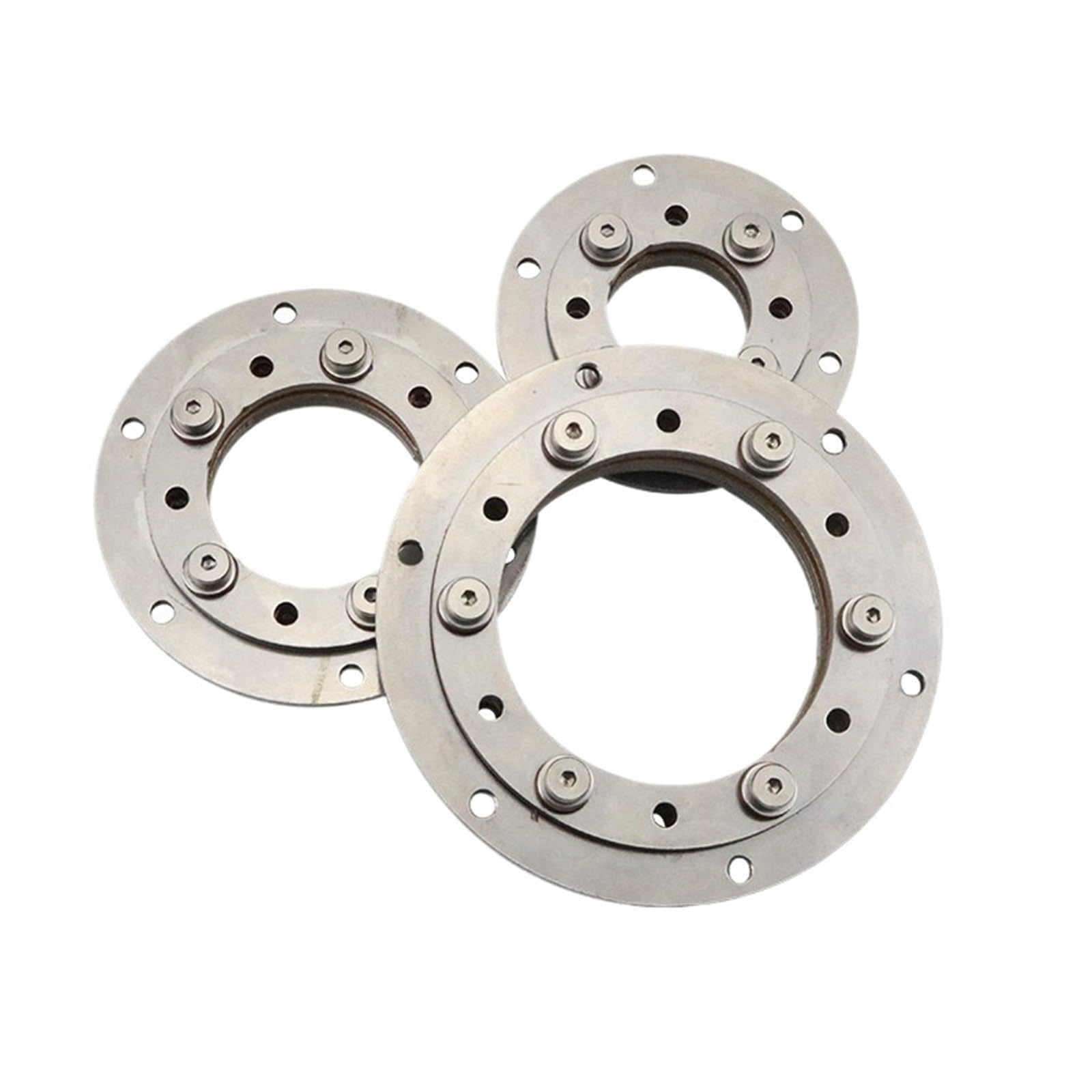 304 Stainless Steel Round Flange Adjustable Damping Rotating Bearing 360 Degree Hinge 1Pcs(5.0N.m-Large)