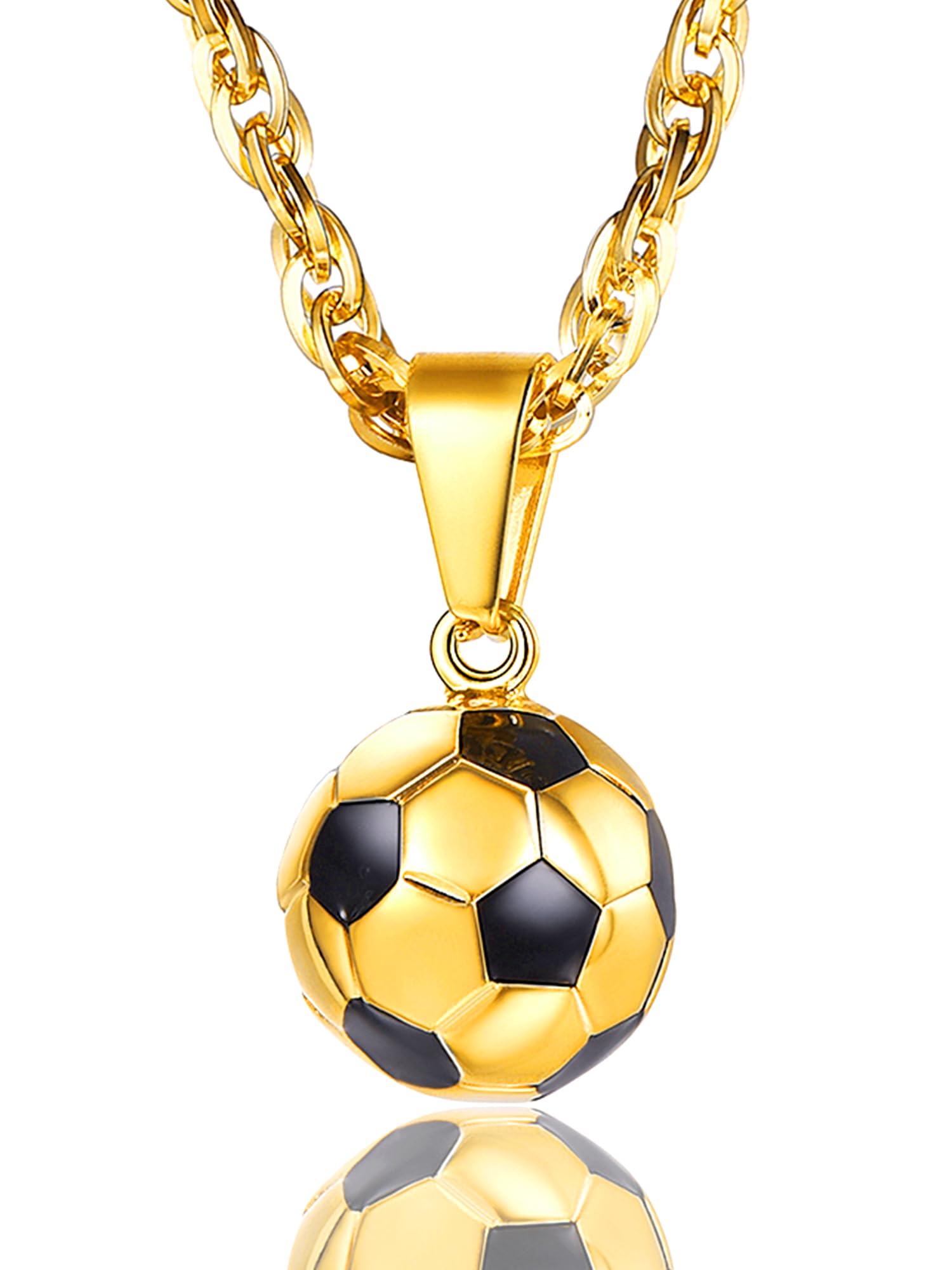 PROSTEEL Soccer/Baseball/Football/Basketball/Volleyball Necklace for Men