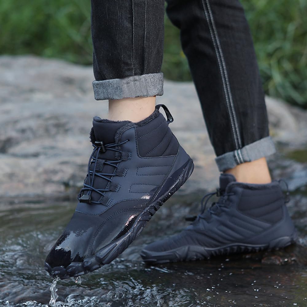 Buty do chodzenia boso, zimowe, outdoorowe, dla mężczyzn i kobiet, na jesień i zimę, wodoszczelne, do chodzenia boso, buty barefoot
