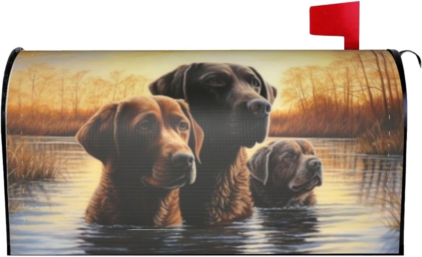Foruidea Labrador Retrievers Mailbox Covers