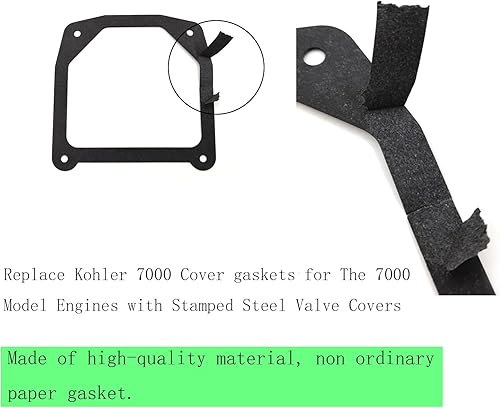 Miniatura 9 de Juntas de tapa de válvula compatibles con Kohler Serie 7000 Junta de cabeza con tapas de acero estampadas (4)