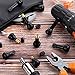 Frienda 100 Pcs Tire Valve Stems TR412 TR413 TR414 Rubber Black Snap-in Valve Stems Standard Length Replacement for Car Tubeless Rim Holes
