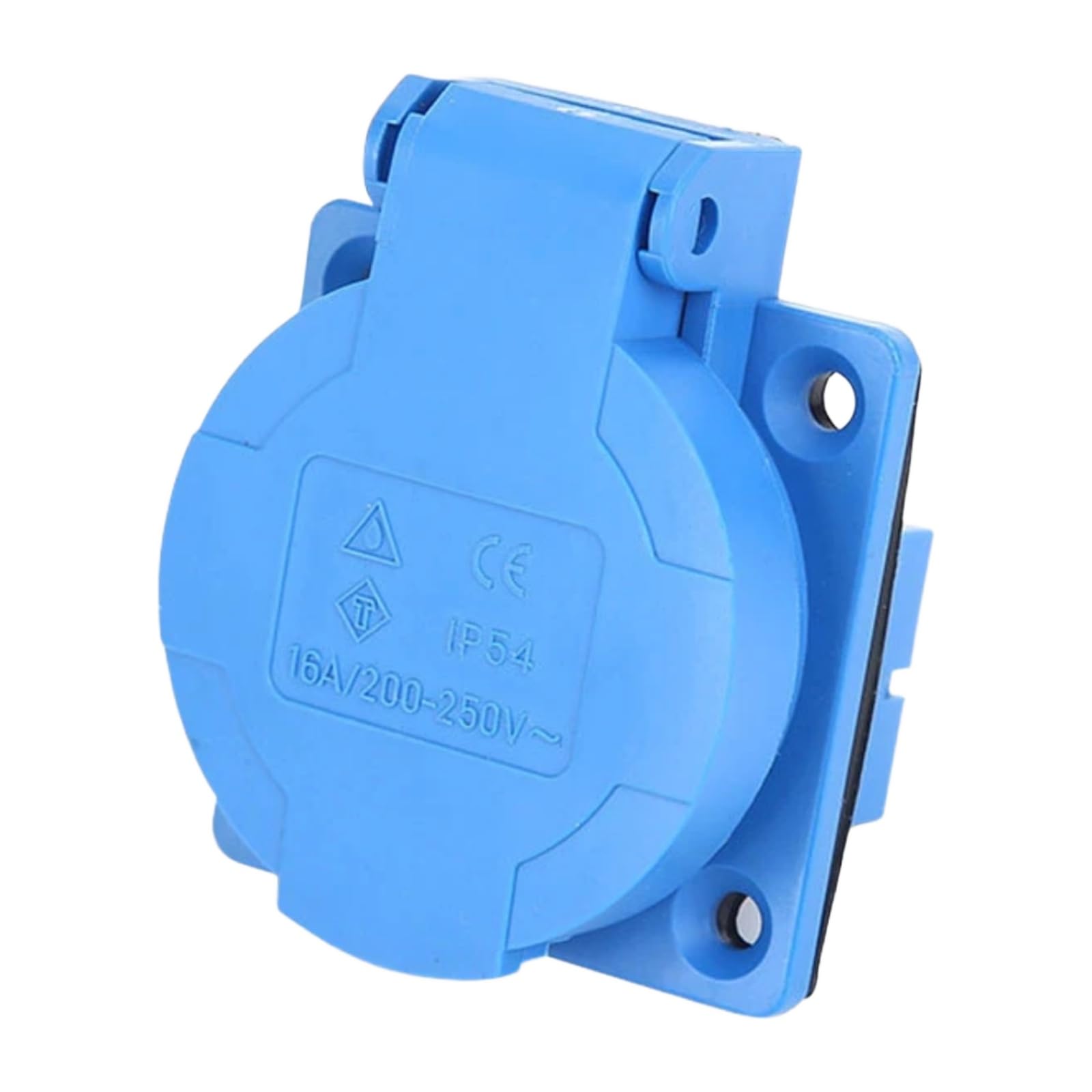 Enchufe industrial IP44 de 2 pines para reformas y talleres domésticos