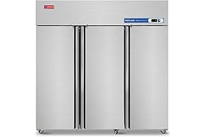 WESTLAKE Commercial Walk-in Freezer: 72" Reach-In Triple-Section Storage Solution
