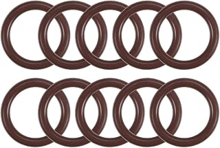 uxcell Fluorine Rubber O-Rings 23mm OD 17mm ID 3mm Width, Metric FKM Sealing Gasket, Pack of 10