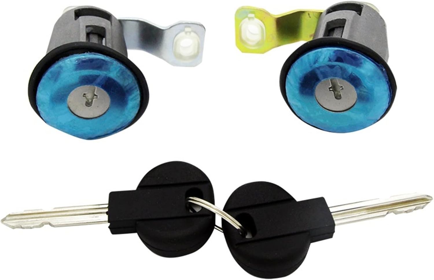 Left Right Door Lock Cylinder with 2 Keys for Citroen Berlingo Xsara Picasso for Partner 9170G3 252522 Car Door Lock Cylinder