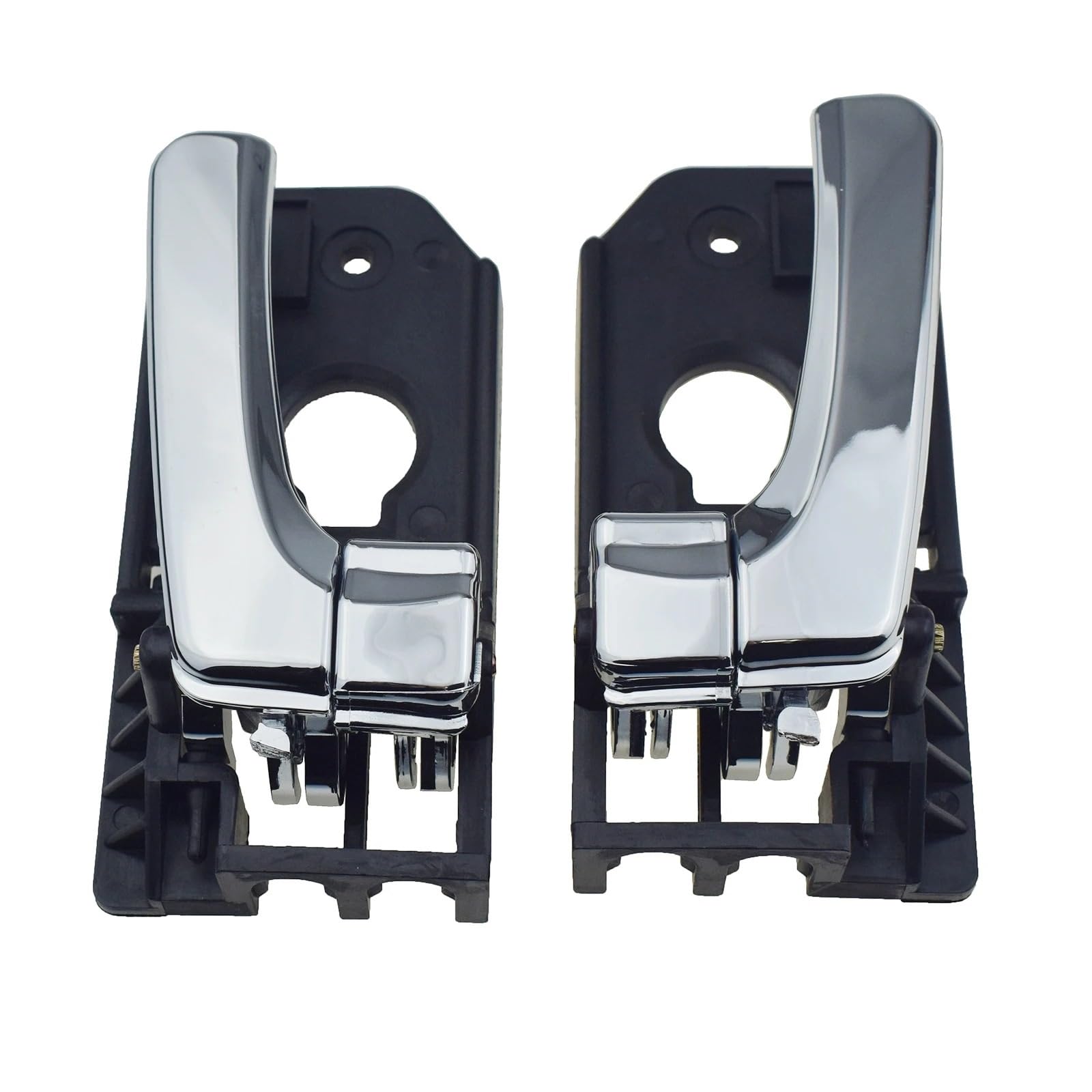 ECBUGAT Door Handles Interior for Hyundai for Entourage 2007 2008 82610-4D010 82620-4D010 1/2/4PCS Left Right Side Interior Door Handles Chrome