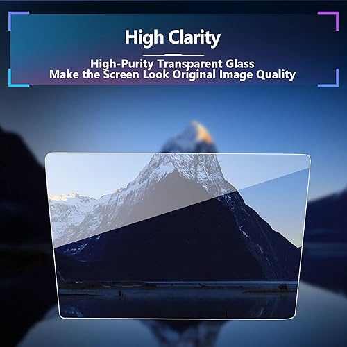 Miniatura 3 de SXCY - Protector de pantalla para 2021 Traverse pantalla táctil de vidrio templado HD transparente 9 dureza de navegación (8 pulgadas)