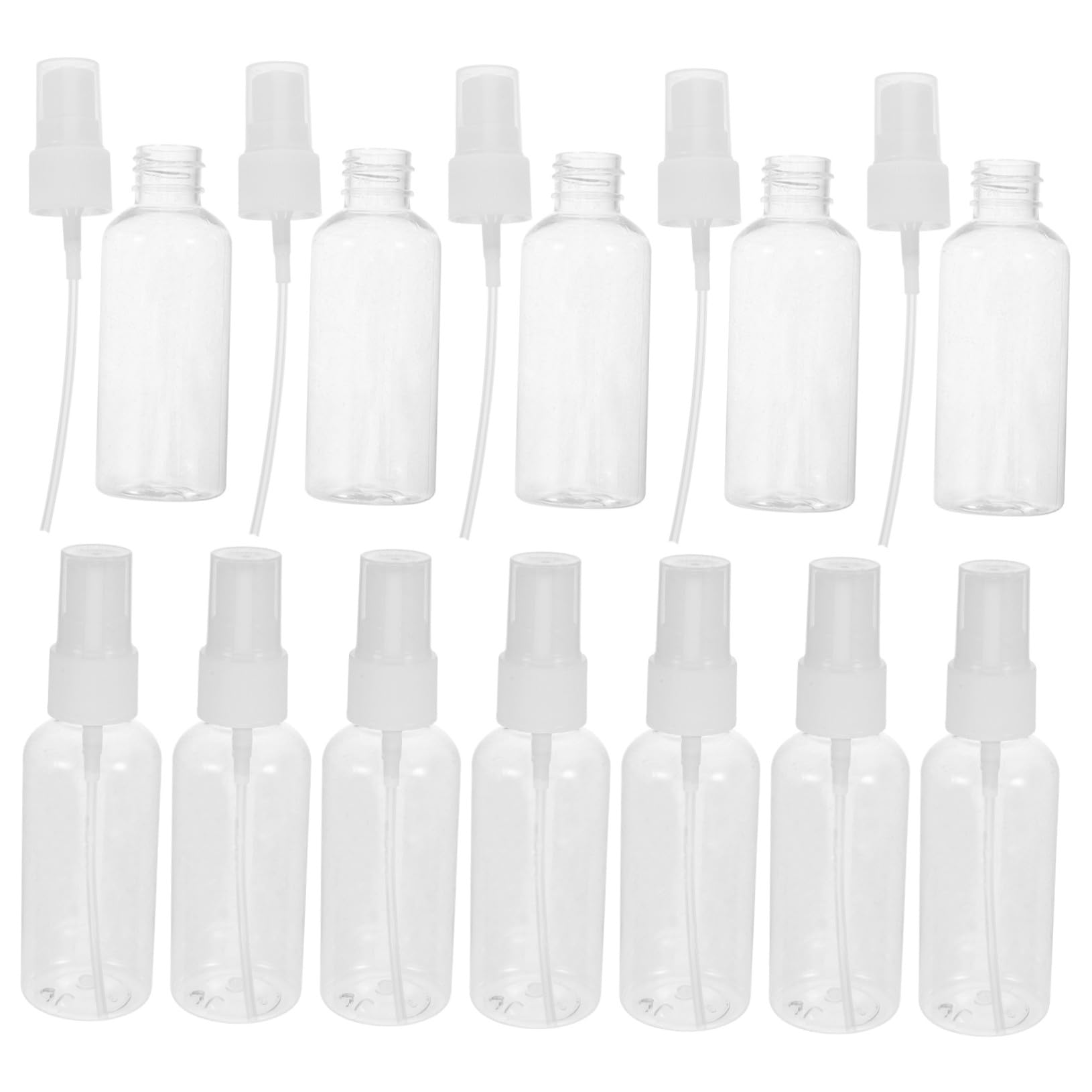 100stücke Sprühflasche Transparent Leer Nachfüllbar Reisegröße Parfümzerstäuber mit Feinem Nebel für Kosmetik Öl Pflanzen Pflege