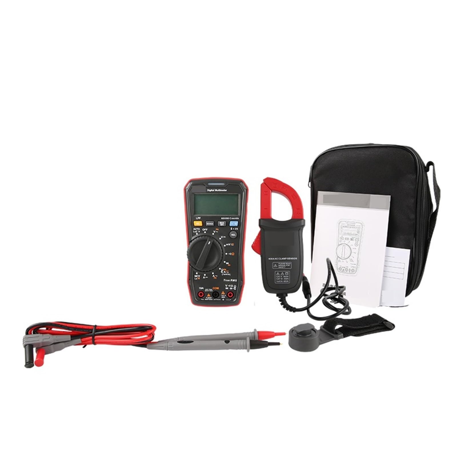 Multímetro Digital Bluetooth 60000 Cuentas Profesional MultimetroTrue AC/DC Probador De Voltaje Corriente Rango Automático Lectura Rápida Precisa Sencilla(117C KIT)