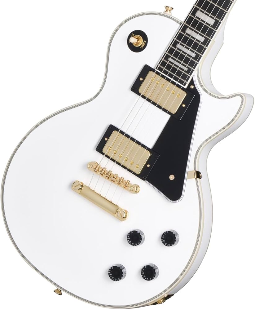 エピフォンレスポール カスタム　白 Epiphone Les Paul Custom Alpine White エレキギター