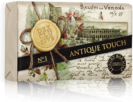DEXCLUSIVE Antique Touch Doğal Banyo Sabunu 150 gr -%100 Bitkisel Yağlı, Kremsi ve Gliserinli Parfümlü Vücut Temizleyici