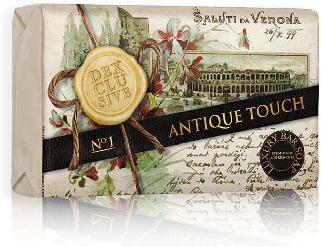 DEXCLUSIVE Antique Touch Doğal Banyo Sabunu 150 gr -%100 Bitkisel Yağlı, Kremsi ve Gliserinli Parfümlü Vücut Temizleyici