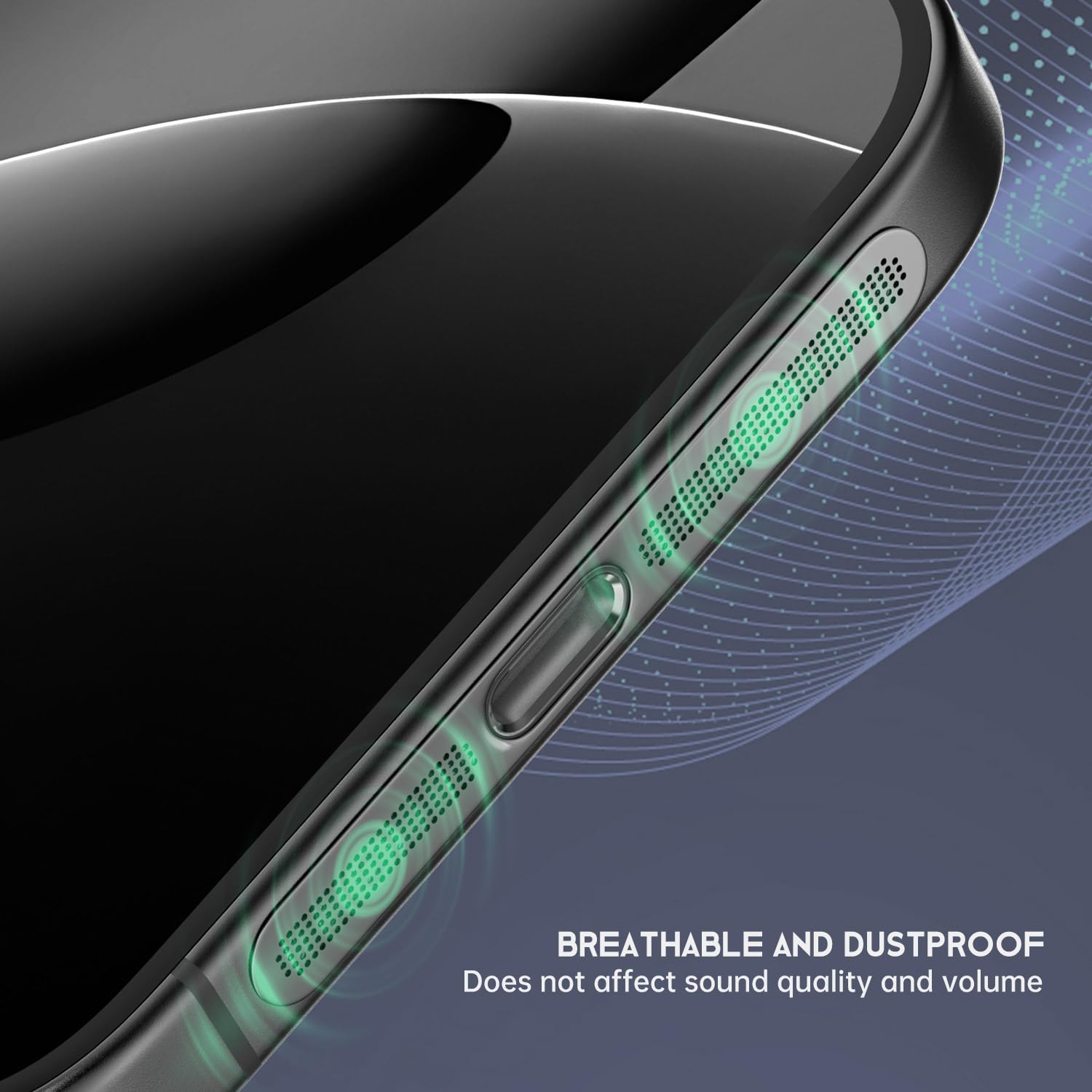 Protection Anti-poussière En Maille Métallique Pour IPhone 17 - Autocollant Fin Pour Haut-parleurs, Noir, Argent, Bleu, Orange
