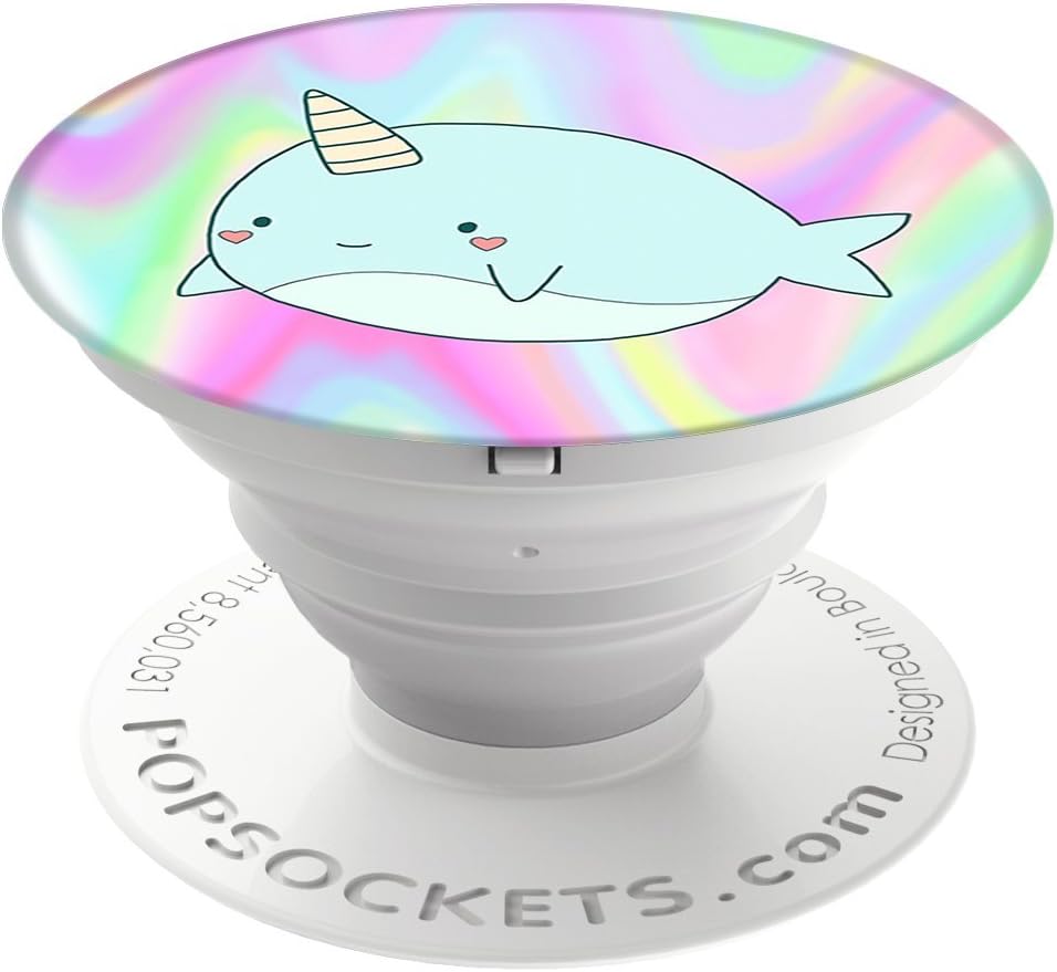 PopSockets Cell Phone Stand for Smartphone/Tablet - LaurDIY Narwhal