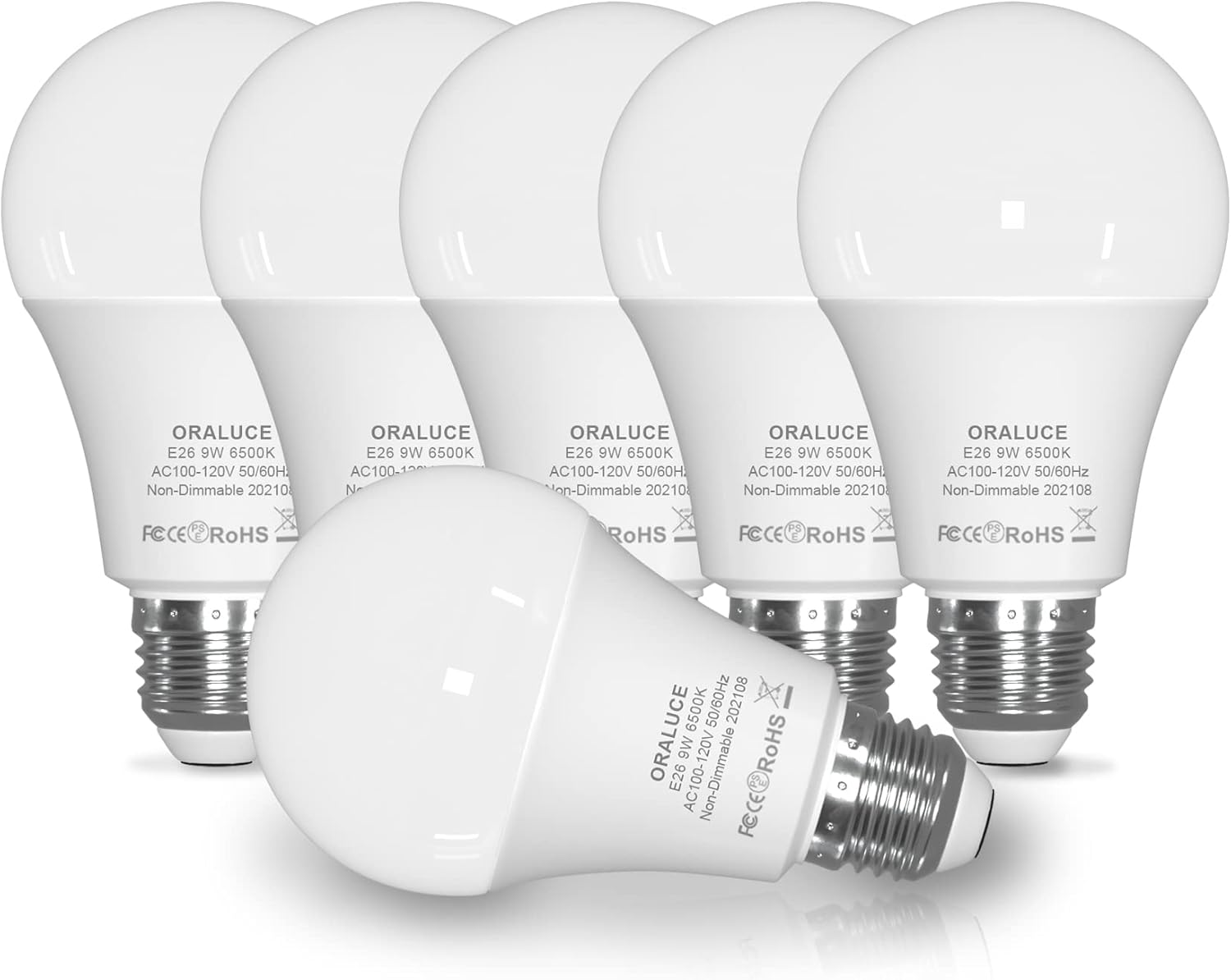 Amazon LED電球 E26口金 9W 900lm 60W形相当 高輝度 昼光色 6500K 広配光タイプ 高演色 省エネ 密閉形器具