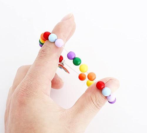Miniatura 2 de SOTOGO Juego de 24 anillos y pulseras para niñas, regalo colorido, recuerdos de fiesta, amistad, juego de disfraces, joyería para niños pequeños,