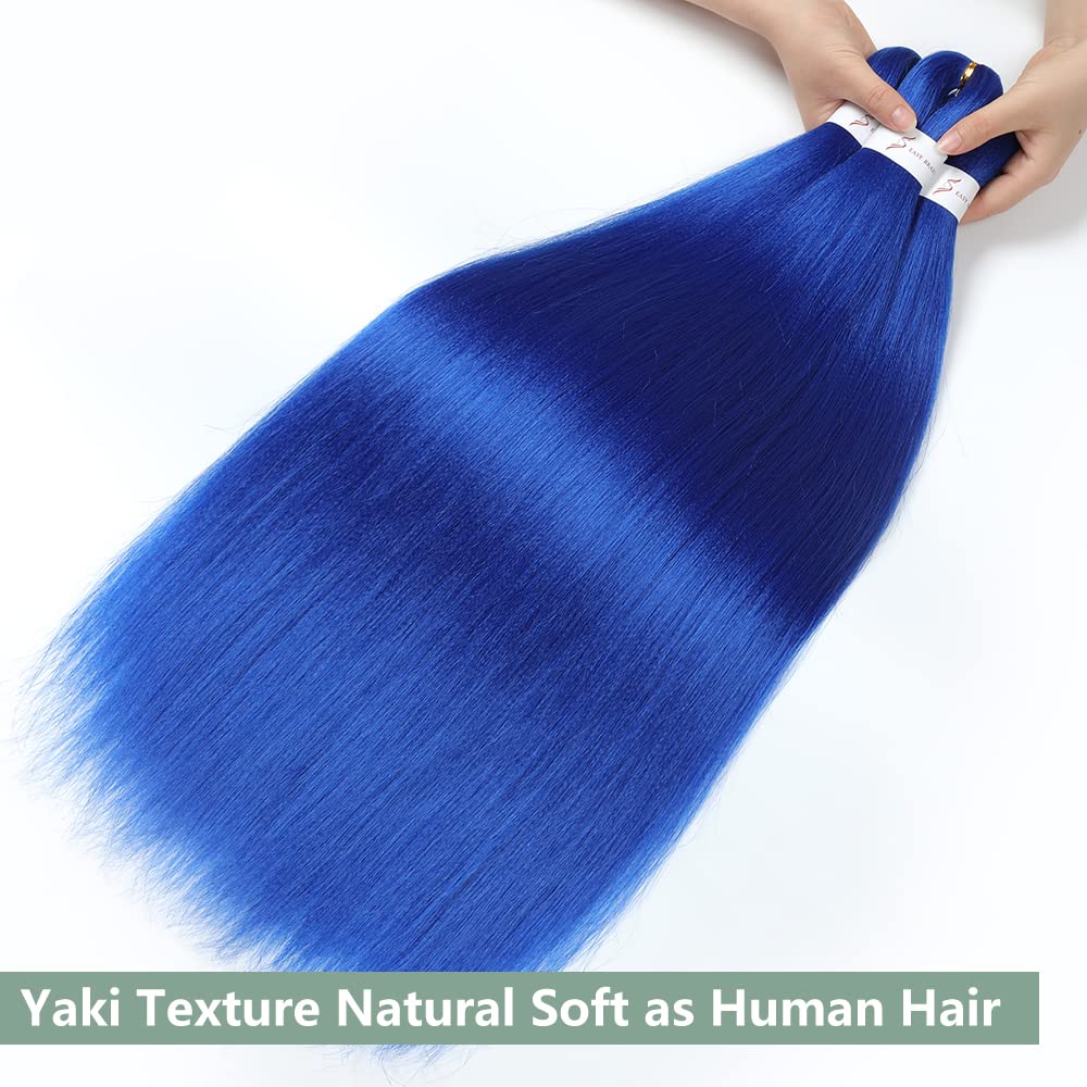 YDDM Capelli Per Treccine Africane Morado Extension Treccine Texture Yaki Easy Install per Principianti 32 Pollici 3 Pezzi Capelli Leggeri e Naturali per Box Braids, Twist e Crochet — view 231