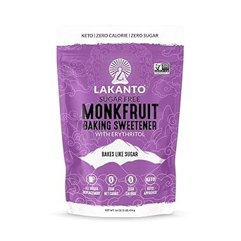 Lakanto Baking Monk Fruit Sweetener - Baking Sugar Substitute