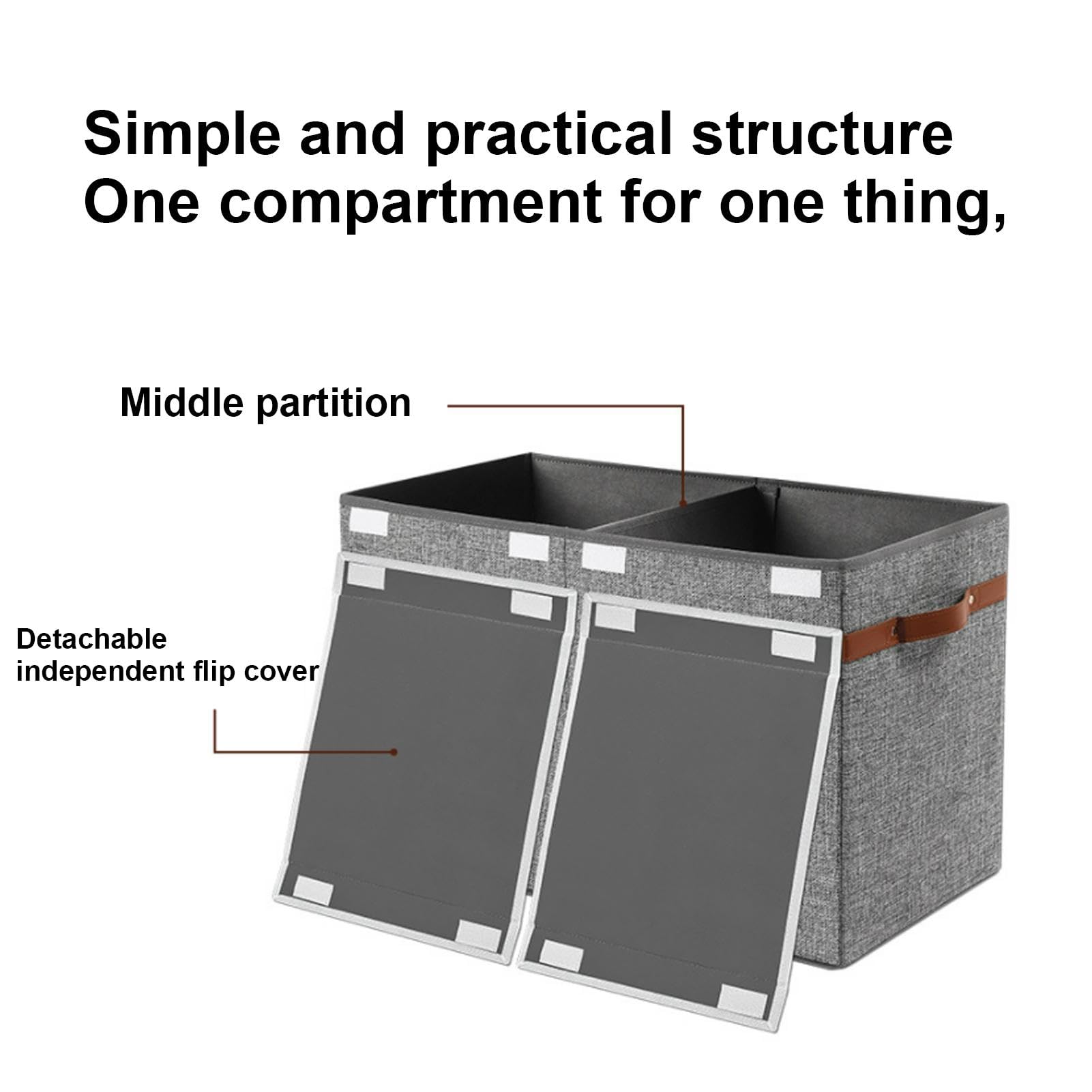 Cassapanca per giocattoli pieghevole, organizer per vestiti, leggero, contenitore per giocattoli con design rimovibile, contenitore per giocattoli per soggiorno, camera da letto e aree giochi per | Grande organizer per giocattoli con coperchio, contenitor