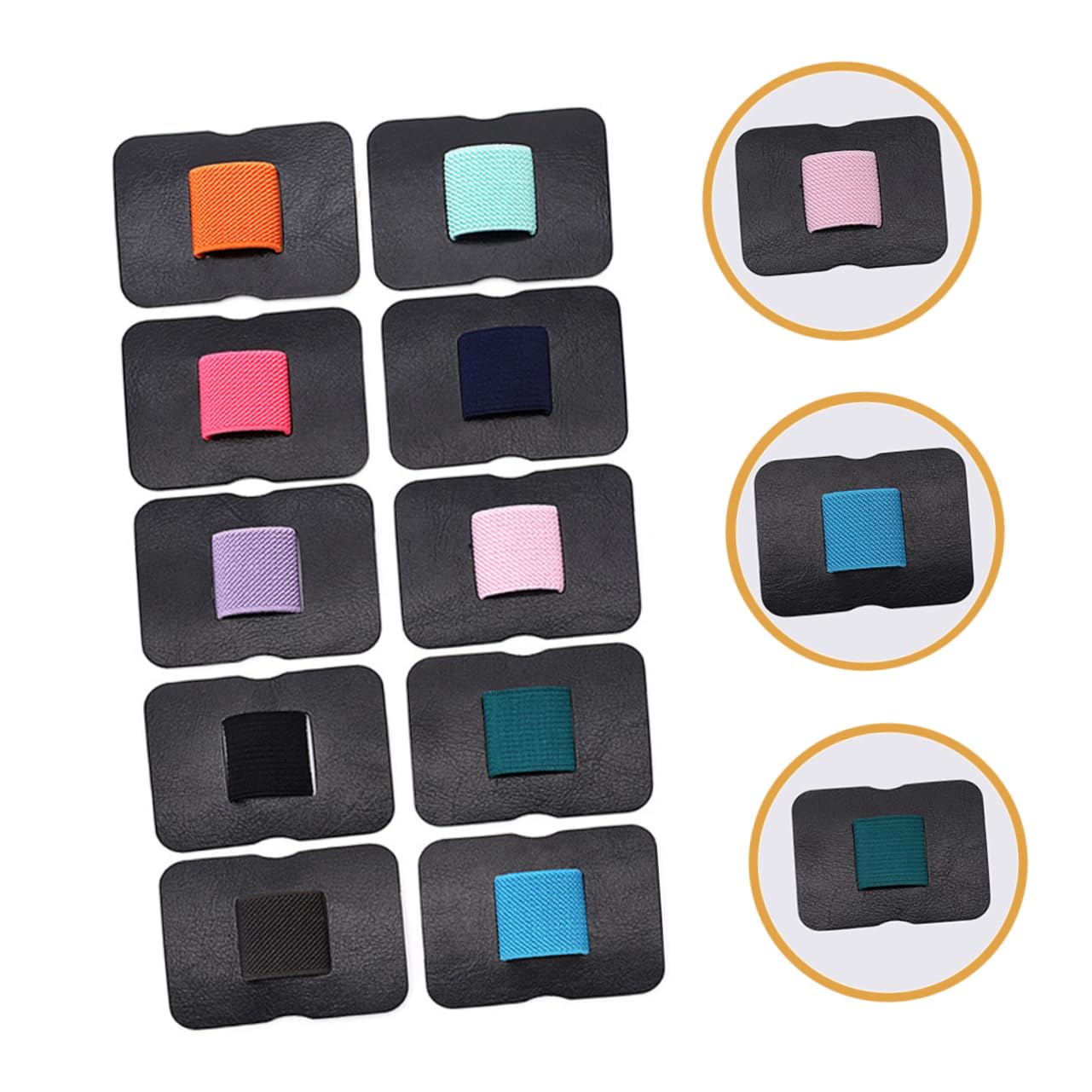 30piezas Soporte Para Bolígrafos Autoadhesivo Organizador De Lápices Para Cuadernos y Tabletas Para Oficina y Clases
