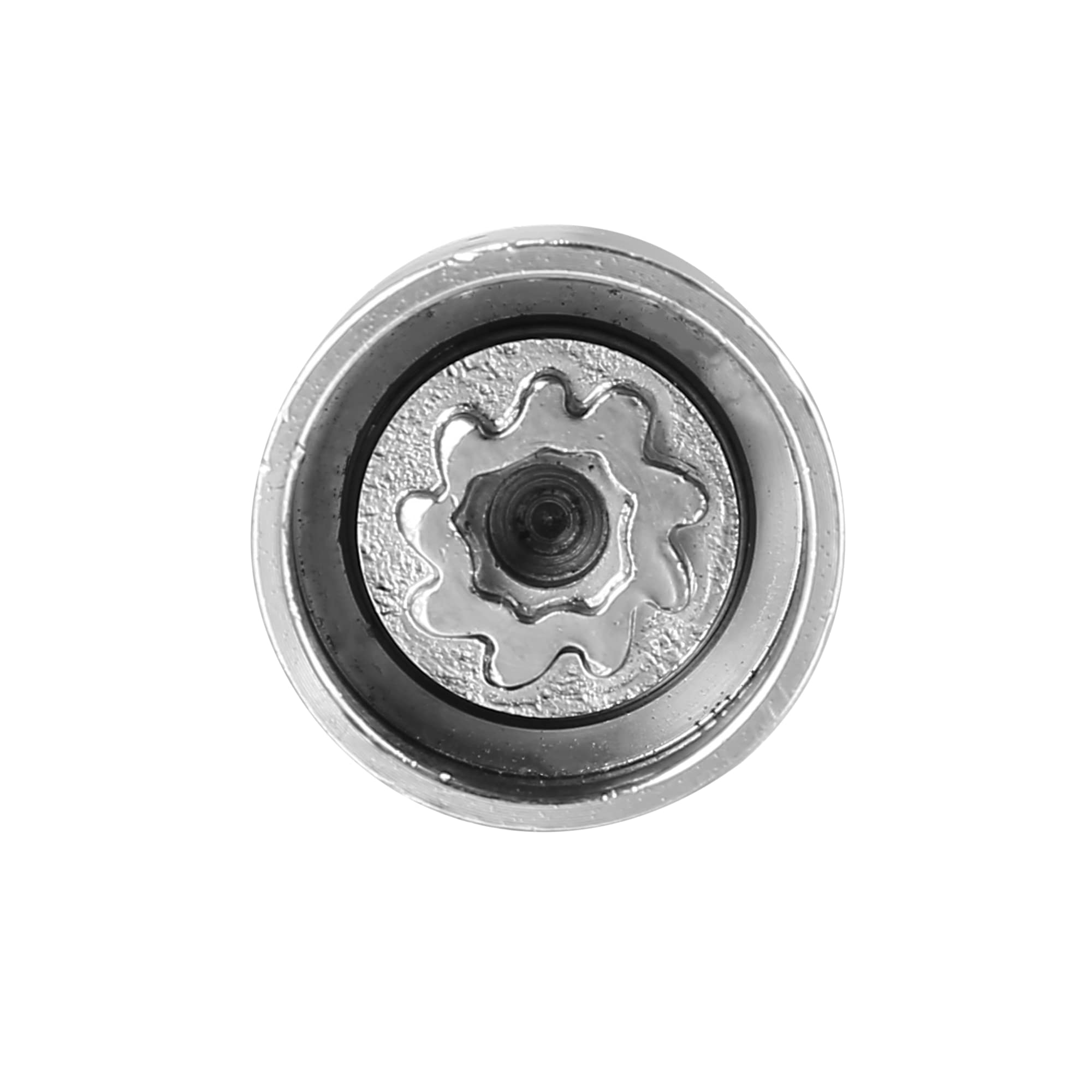 X AUTOHAUX Clé De Démontage D'Écrou Antivol De Roue pour VW Touareg 1pc | Argenté, Métal, Dimension 4,1x2,9cm (Int. 2,4cm), Pour VW Scirocco, Magotan, Phaeton, Tiguan, Modèle 539