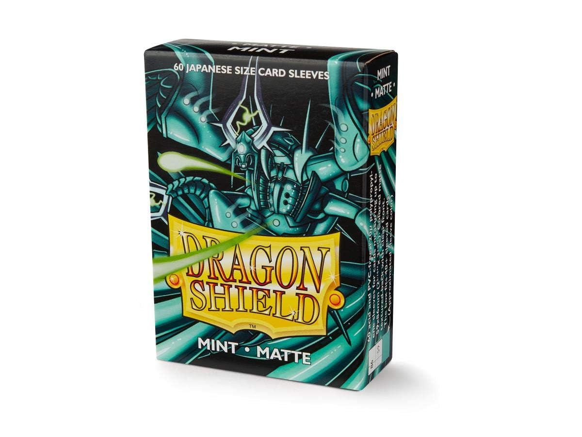 Lot de 2 Pochettes pour Cartes Dragon Shield Matte Taille 60 CT Menthe