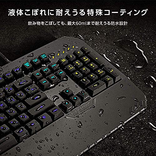 Asus Mechanical Membrane Rgb Pc Gaming Keyboard - Tuf K5 | Programmable Onboard Memory | Dedicated Media Controls, Aura Sync Rgb Lighting | Spill & Abrasion Resistant, Highly Durable, Black (Renewed) #TOP3