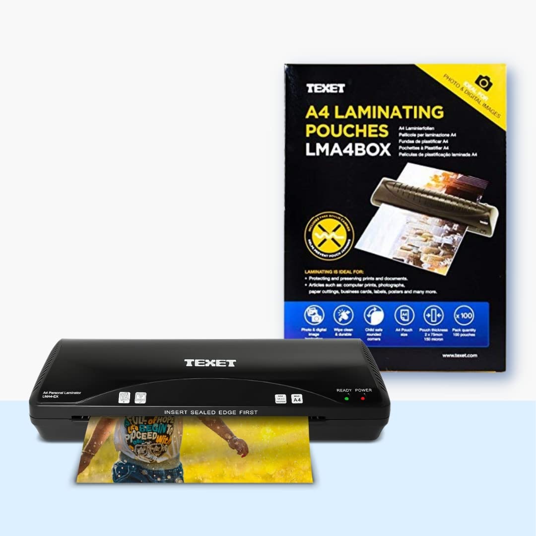 Buy Texet LMA4EX, A4 Lamination Machine With Jam Release Control