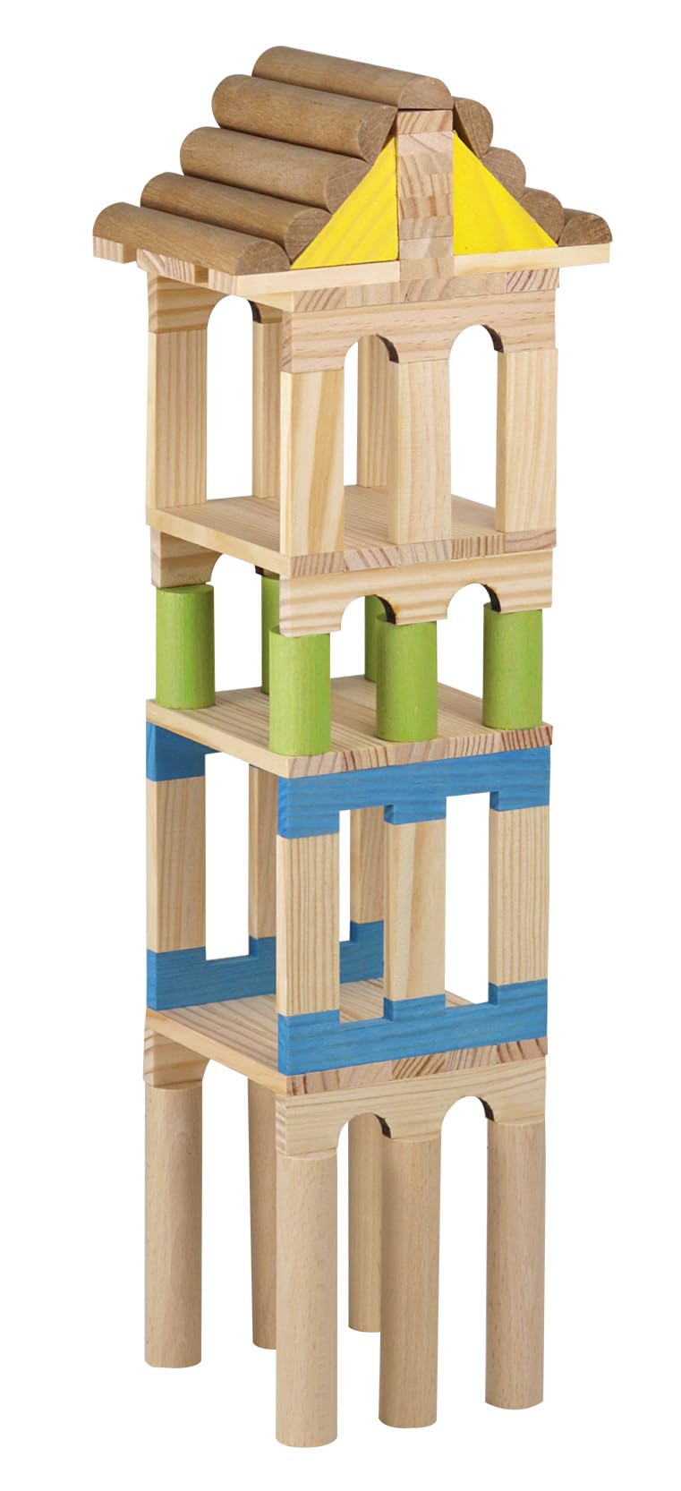 Jeujura - Tecap Multiform – 175 Teile – Bauspiele – viele Größen für maximale Konstruktionen – Lassen Sie Ihre Fantasie frei – Handhabung – Kreativität – 8347