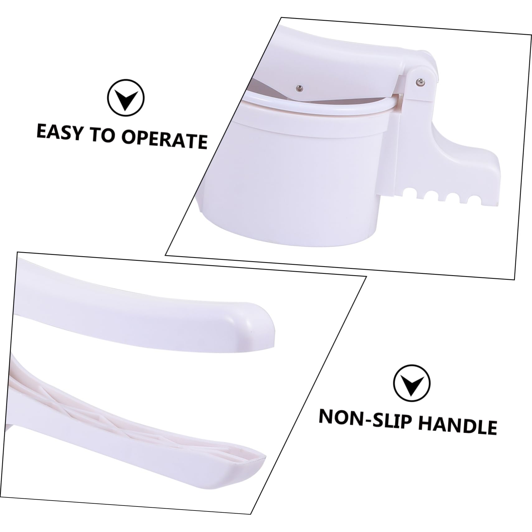 BRIGHTFUFU 1 Set Manual Potato Ricer Food Crusher Tool for Mashed Potatoes Vegetables Easy Operation Kitchen Gadget for Puree Fruits and Veggies