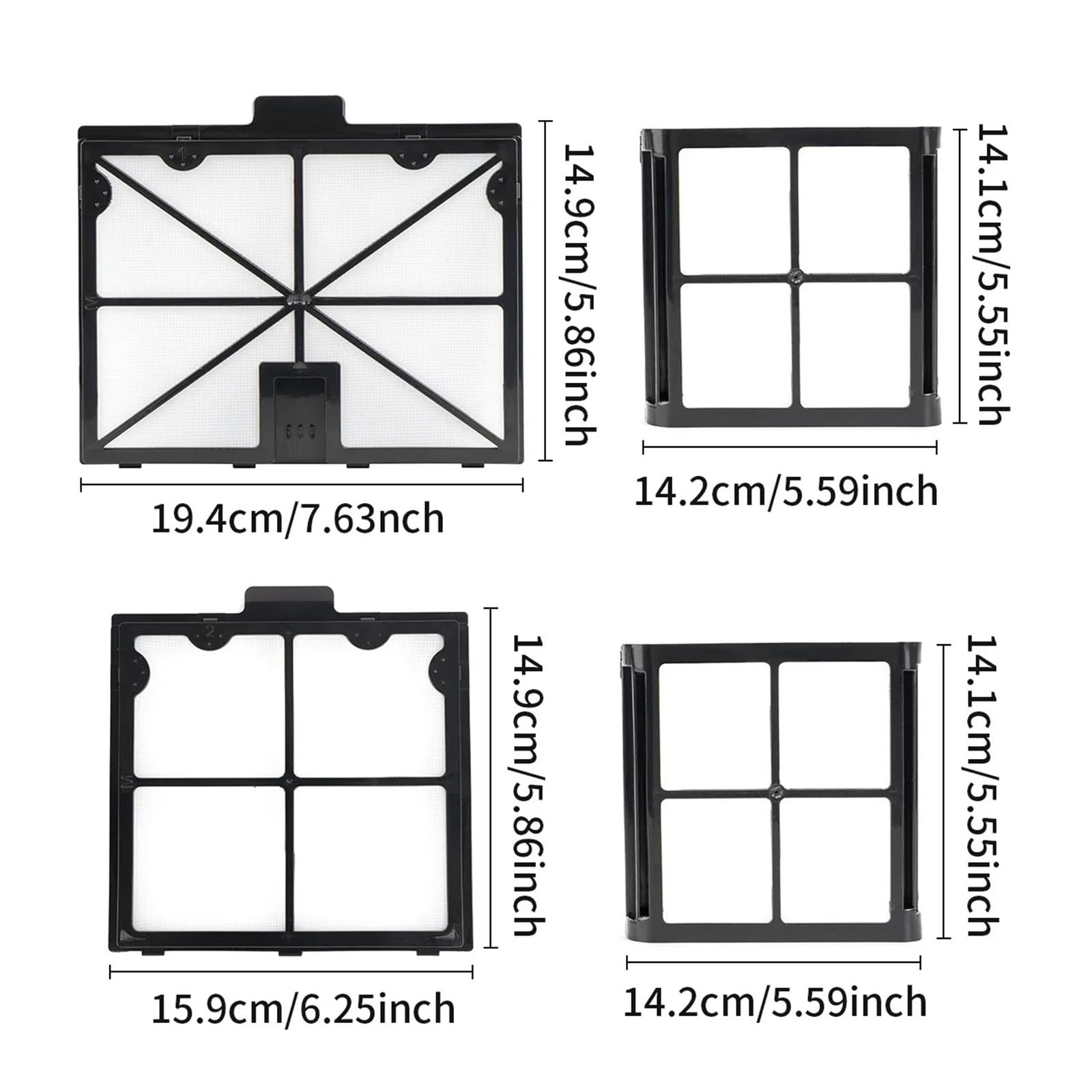 Filtro Ultrafino 9991468‑R4, Compatible con Dolphin | Se adapta a S50,S100,Active 10‑15,T15,T25,E10,Explorer E20,Nautilus CC,Echo