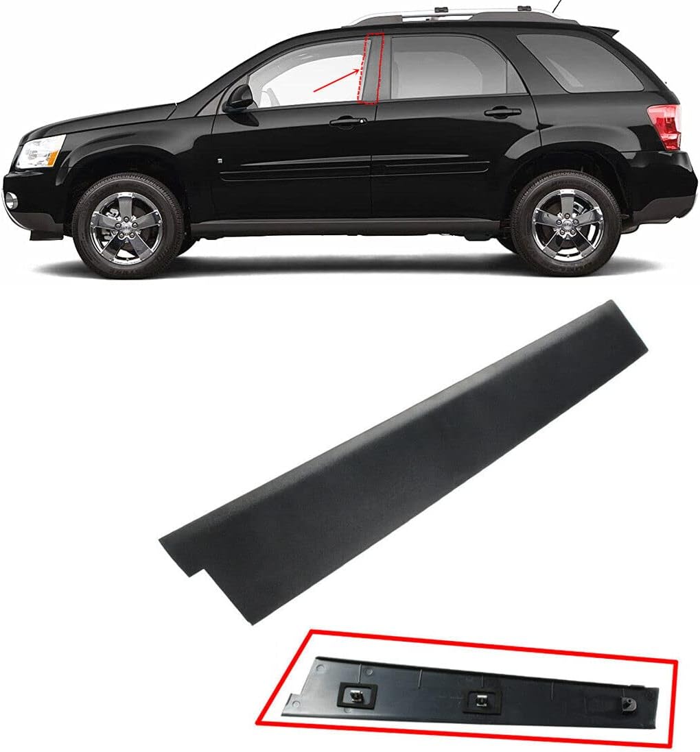 Front Left Door Trim Molding B Pillar Applique Fit for Equinox Torrent 2006-2009 Accessories (Driver Side)