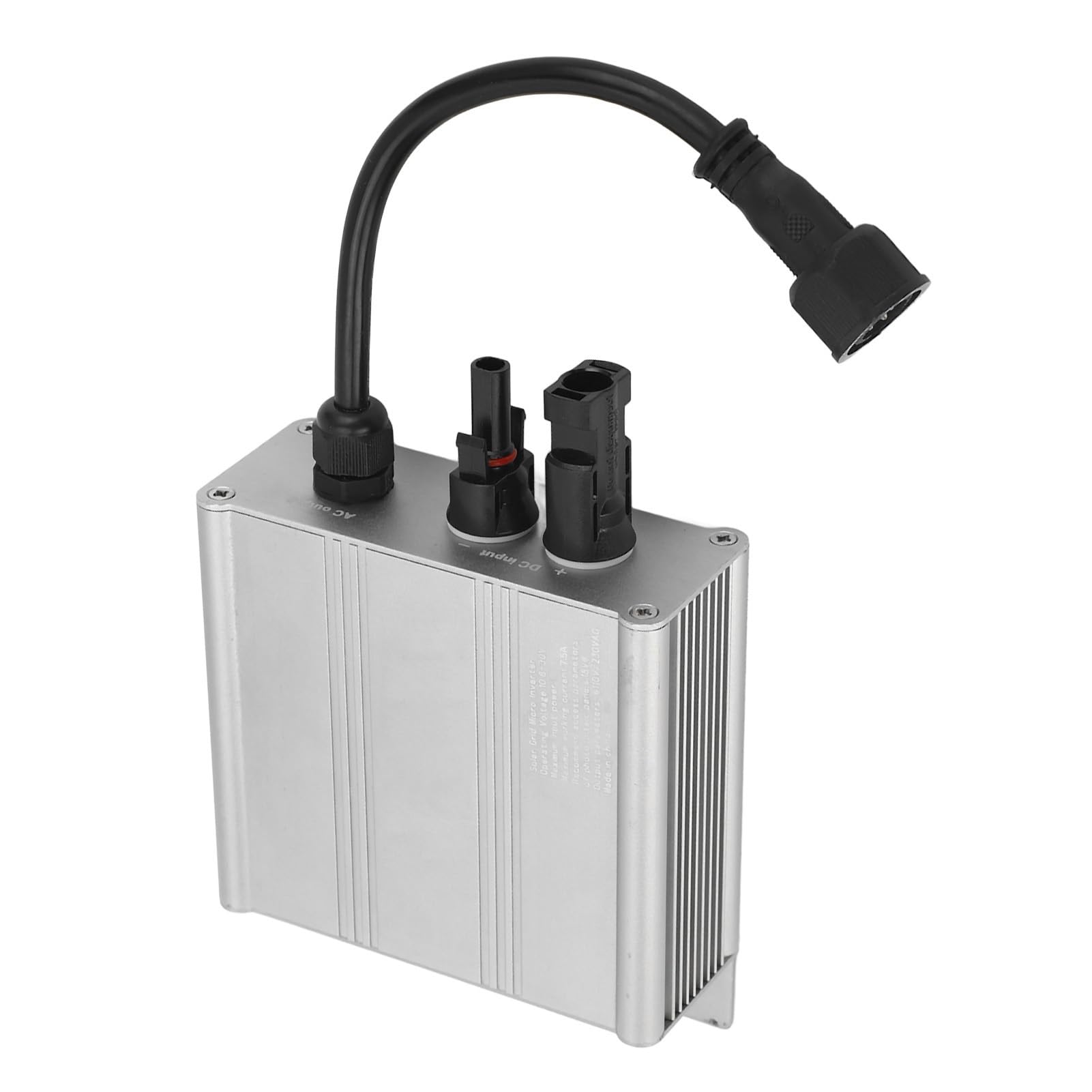 Hyuduo Solar-Mikro-Wechselrichter MPPT, Reiner Sinus-Wechselrichter, 120 W, 150 W, 180, IP65, Wasserdicht, 120 V, 230 V, Automatische Erkennung, für PV-Panel, Zuhause, Schuppen, Wohnmobile (120W)