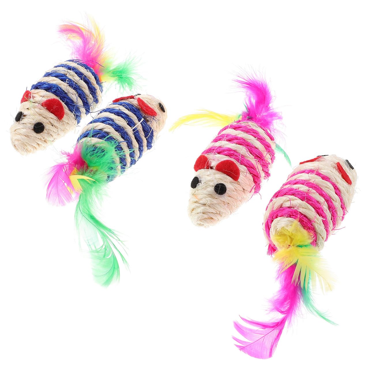 Jouets interactifs pour chat COLLBATH en sisal anti-ennui