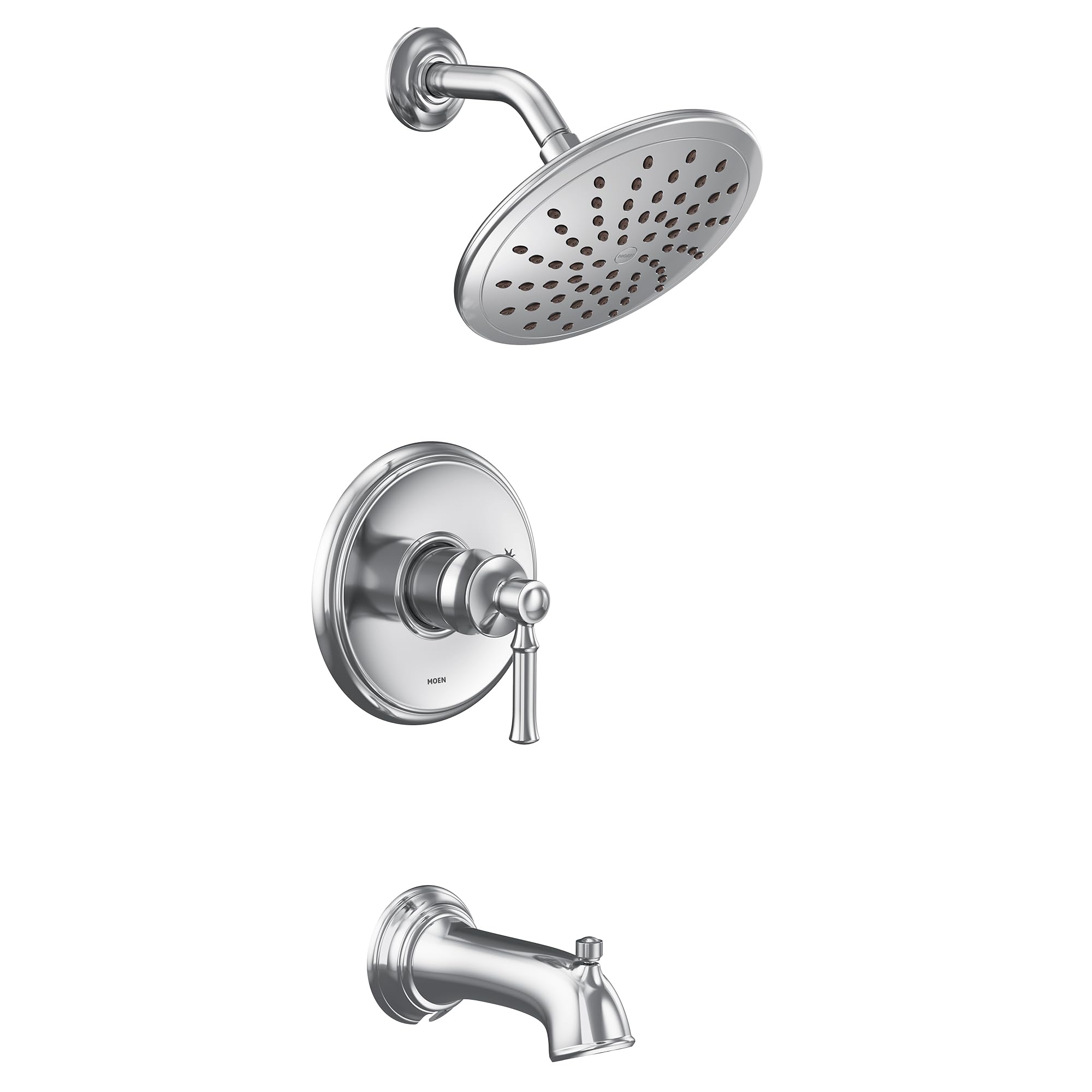 Kit douche et baignoire Dartmoor M-CORE Moen UT2283EP en chrome éclatant