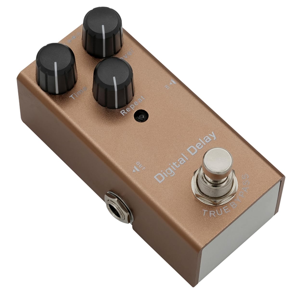 GALPADA Electric Guitar Delay Pedal Professional Analog Effect Processor with True Bypass LED Indicator and Classic Metal Shell for Warm Sustain Effects