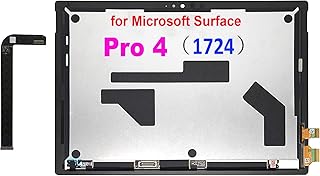 LCD Replacement 12.3 inches Pro 5 LCD Display Touch Screen Digitizer Assembly with LCD Flex Conversion Cable M1010537-003 for Microsoft Surface Pro 4 1724 LCD Tools with Board