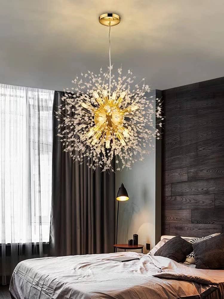 familiar 90.100セット Shrine Dandelion Crystal Chandeliers, Modern Design