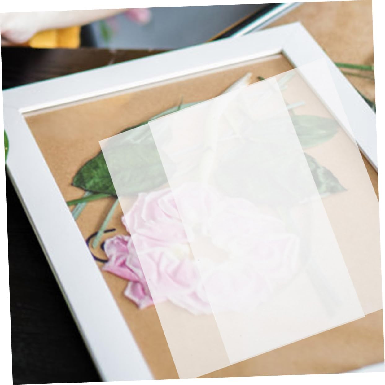 YARNOW 60pcs Flower Pressing Lining Paper Blotter Paper Flower Blotting Pressed Kit Plant Press Floral Arrangement Supplies Quilling
