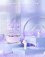 Vista 4 de Black Shark Auriculares Bluetooth inalámbricos con luz LED Emoji, auriculares para juegos con latencia ultra baja de 45 ms, Bluetooth 5.1, modos