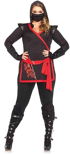 Ninja Plus tamaño Stealth Dragon Costume Mujer