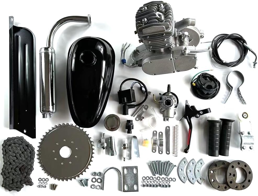 Pepisky 80cc Bicycle Engine Kit 2 Stroke Motorized Bike Motor Kit for Bicycle